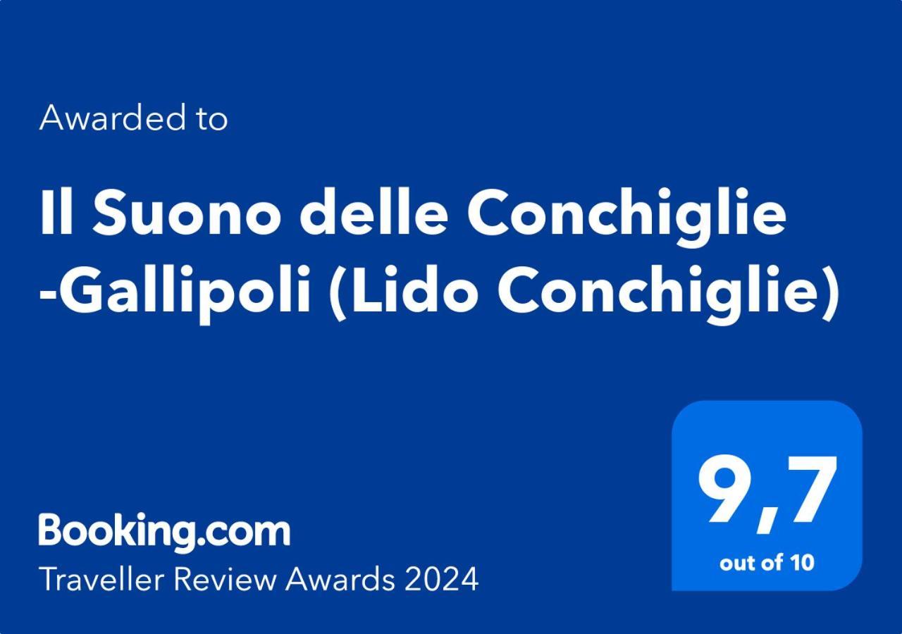 Il Suono Delle Conchiglie - Lido Conchiglie גאליפולי מראה חיצוני תמונה